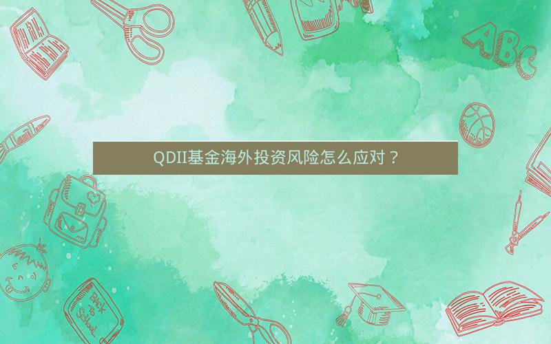 QDII基金海外投资风险怎么应对？