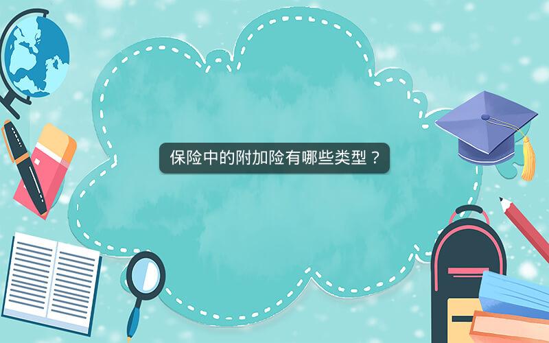 保险中的附加险有哪些类型？
