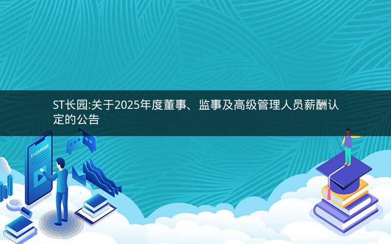 ST长园:关于2025年度董事、监事及高级管理人员薪酬认定的公告