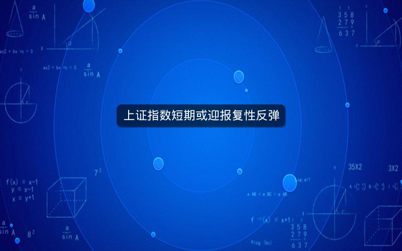 上证指数短期或迎报复性反弹