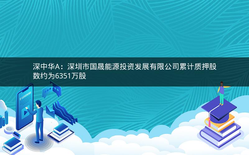 深中华A:深圳市国晟能源投资发展有限公司累计质押股数约为6351万股 深中华A:深圳市国晟能源投资发展有限公司累计质押股数约为6351万股