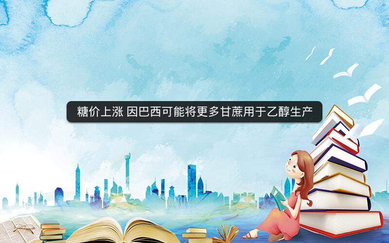 糖价上涨 因巴西可能将更多甘蔗用于乙醇生产