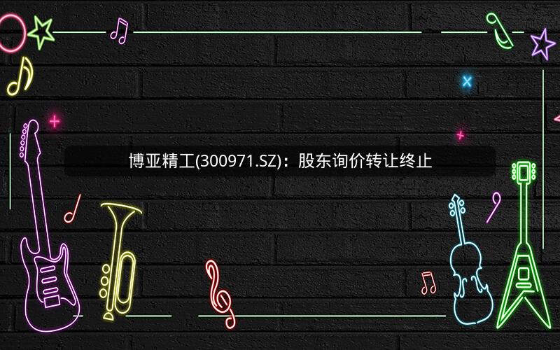 博亚精工(300971.SZ)：股东询价转让终止