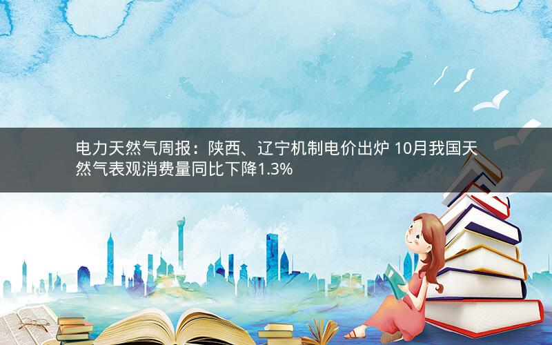 电力天然气周报：陕西、辽宁机制电价出炉 10月我国天然气表观消费量同比下降1.3%