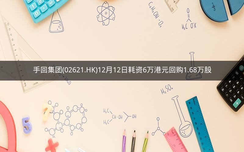 手回集团(02621.HK)12月12日耗资6万港元回购1.68万股