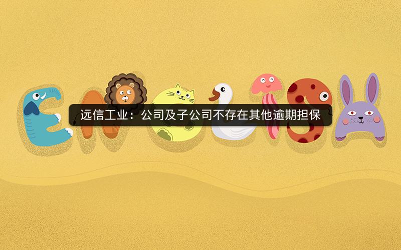 远信工业：公司及子公司不存在其他逾期担保