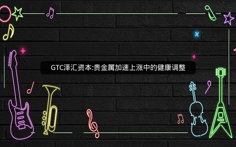 GTC泽汇资本:贵金属加速上涨中的健康调整