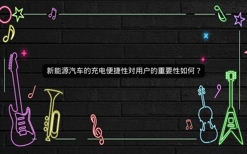 新能源汽车的充电便捷性对用户的重要性如何？
