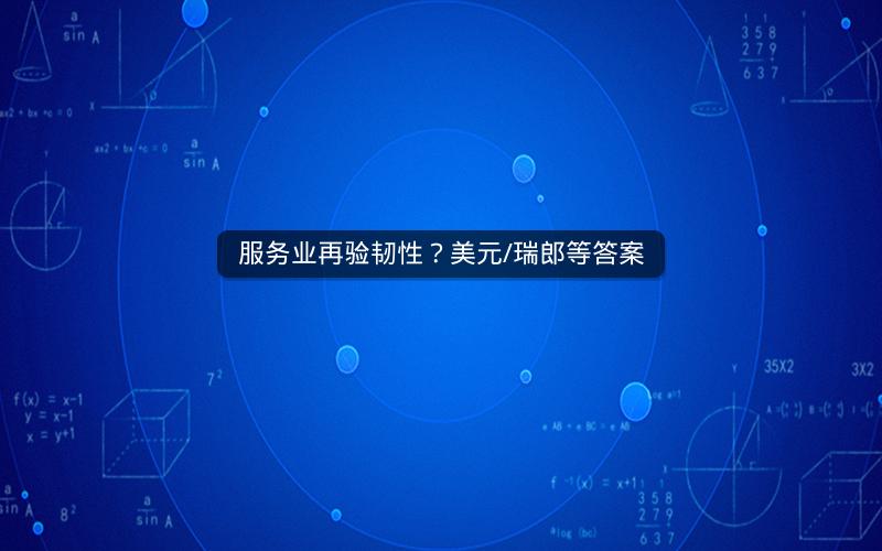 服务业再验韧性？美元/瑞郎等答案