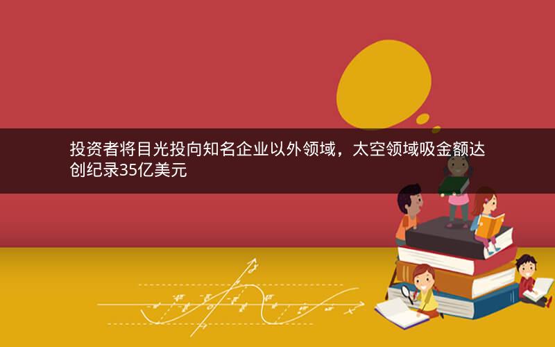 投资者将目光投向知名企业以外领域，太空领域吸金额达创纪录35亿美元