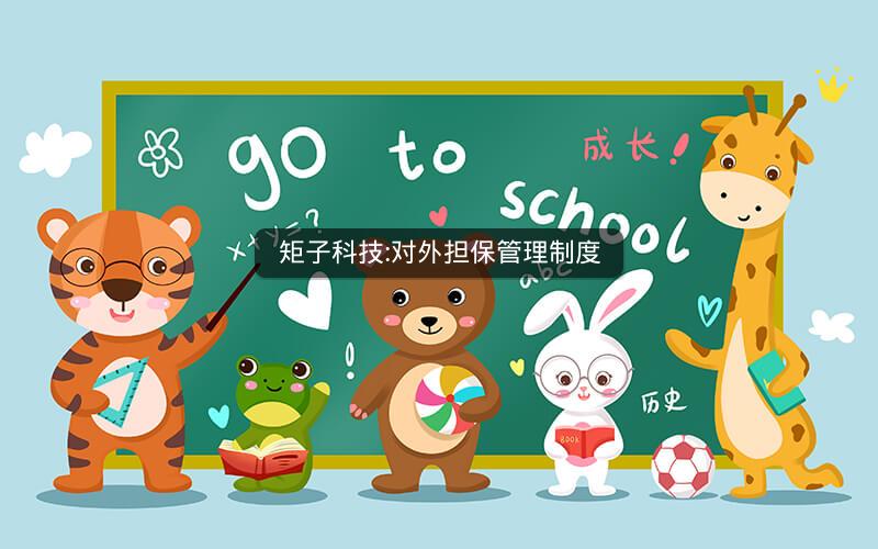 矩子科技:对外担保管理制度