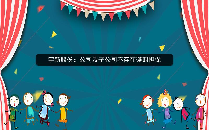 宇新股份：公司及子公司不存在逾期担保