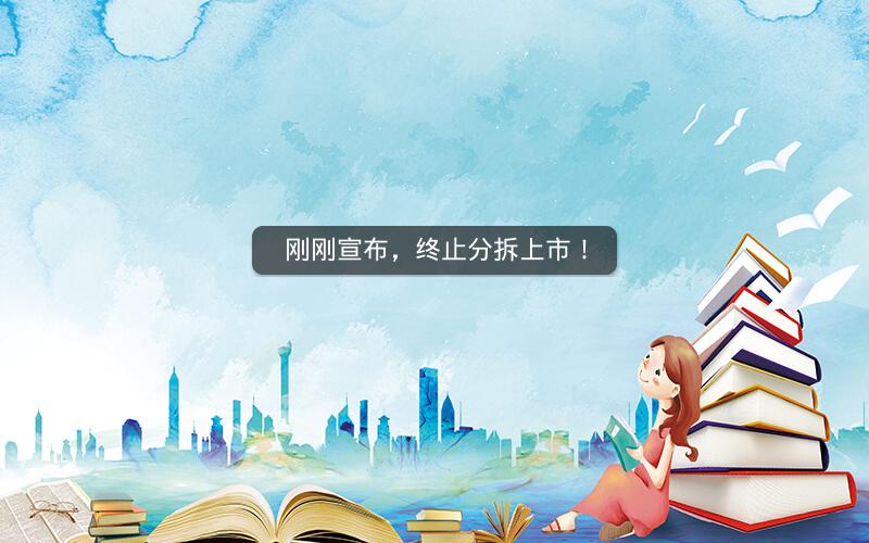 刚刚宣布，终止分拆上市！