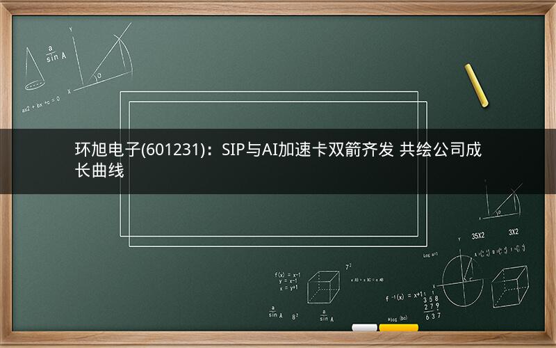 环旭电子(601231):SIP与AI加速卡双箭齐发 共绘公司成长曲线 环旭电子(601231):SIP与AI加速卡双箭齐发 共绘公司成长曲线