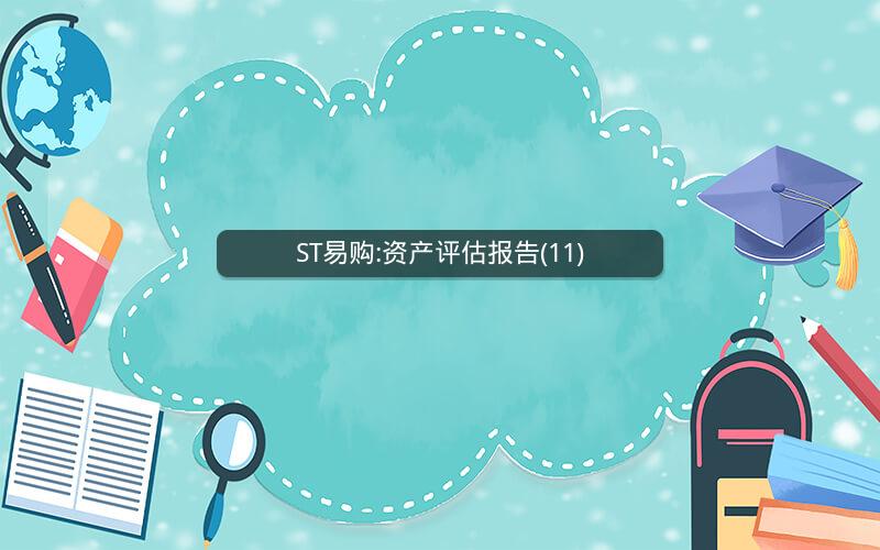 ST易购:资产评估报告(11)
