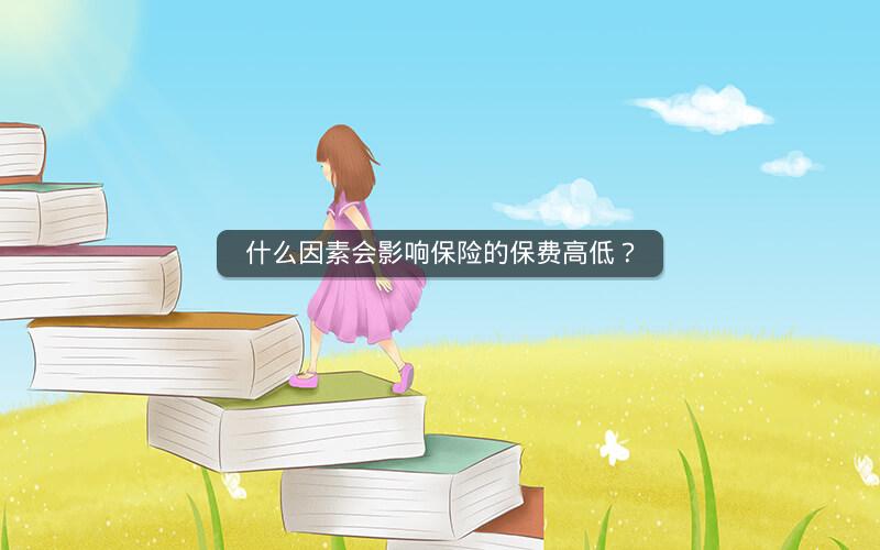 什么因素会影响保险的保费高低？