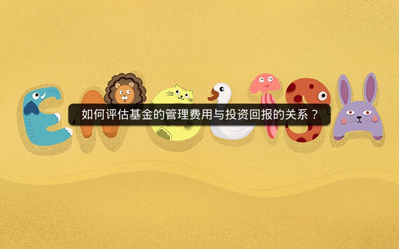 如何评估基金的管理费用与投资回报的关系？