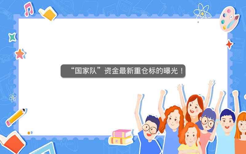 “国家队”资金最新重仓标的曝光！