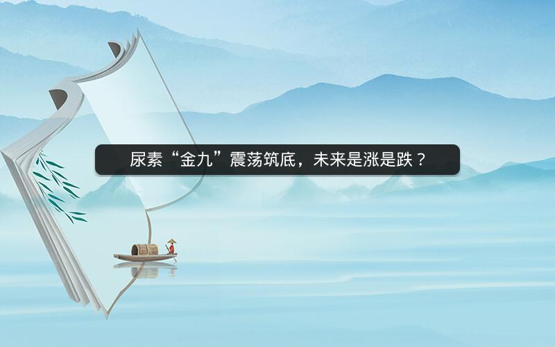 尿素“金九”震荡筑底，未来是涨是跌？