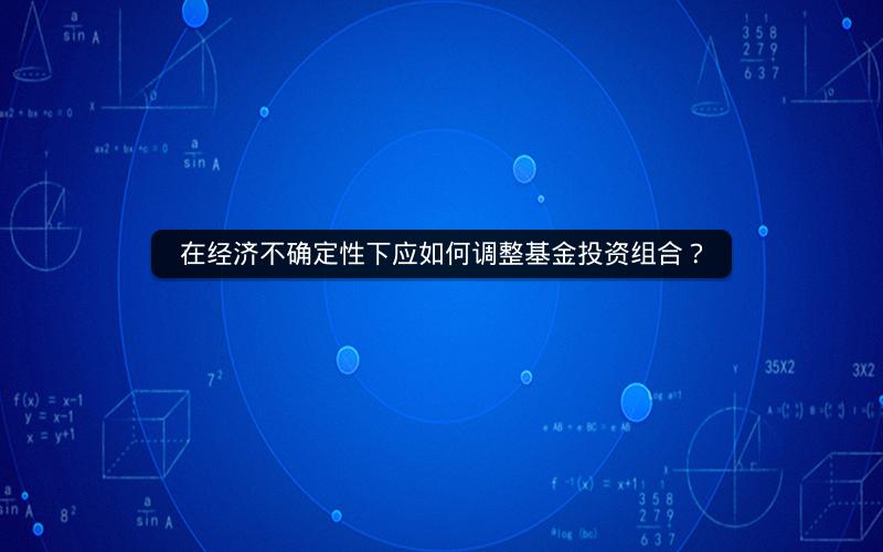在经济不确定性下应如何调整基金投资组合？