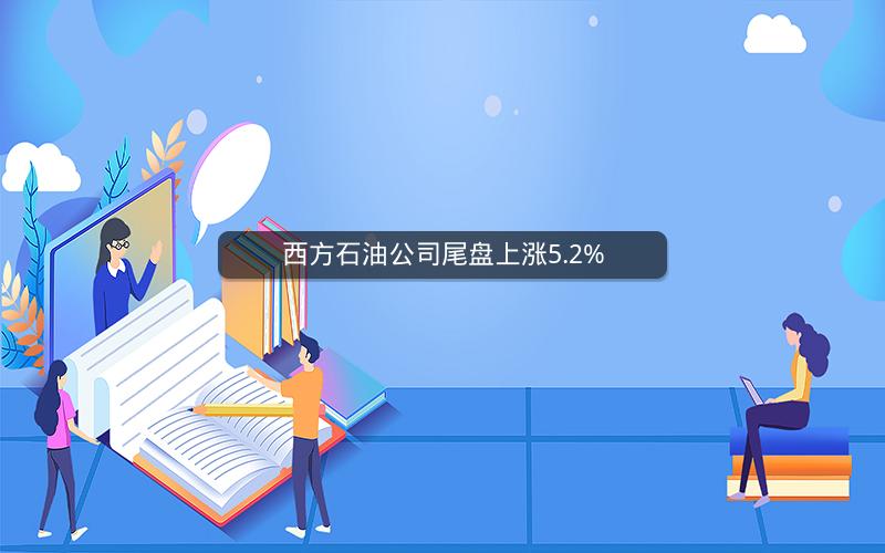 西方石油公司尾盘上涨5.2%