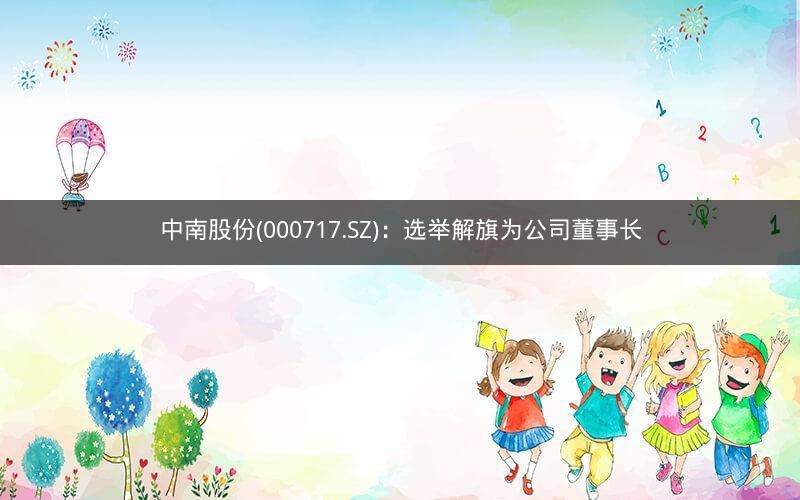 中南股份(000717.SZ)：选举解旗为公司董事长
