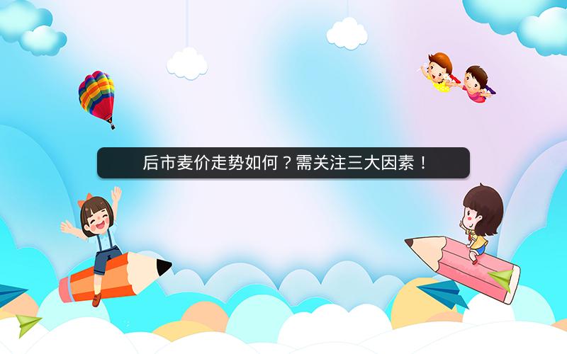 后市麦价走势如何？需关注三大因素！