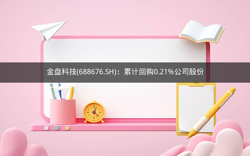 金盘科技(688676.SH)：累计回购0.21%公司股份